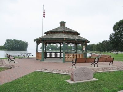 Kiwanis Clubs Gazebo and Marker image. Click for full size.