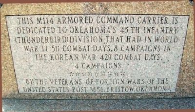 45th Infantry (Thunderbird) Division Marker image. Click for full size.