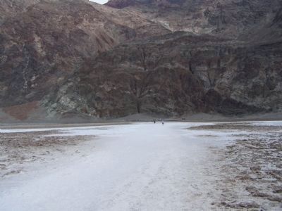 Salt flats at Badwater Basin image. Click for full size.