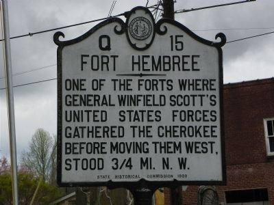 Fort Hembree Marker image. Click for full size.
