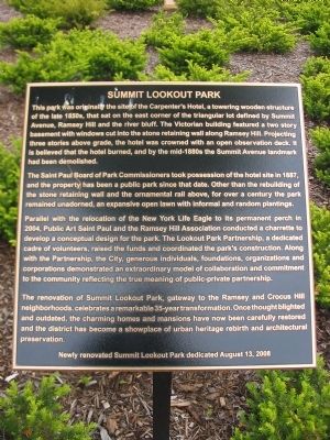 Summit Lookout Park Marker image. Click for full size.