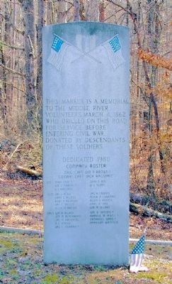 Middle River Volunteers Marker. Click for full size. Middle River Volunteers Marker image. Click for full size.