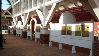 Bristow Pioneers Plaza Panels 1-4. Click for full size. Bristow Pioneers Plaza Panels 1-4 image. Click for full size.