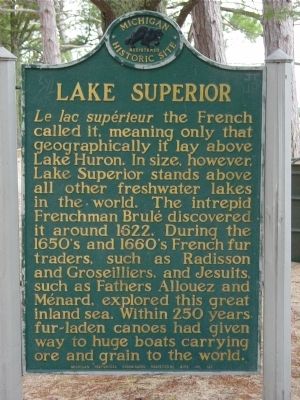 Lake Superior Marker image. Click for full size.