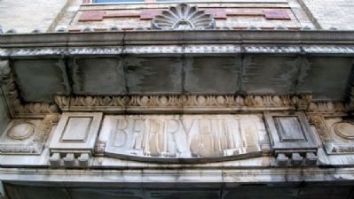 Frontispiece Over Berryhill Bldg Entrance image. Click for full size.