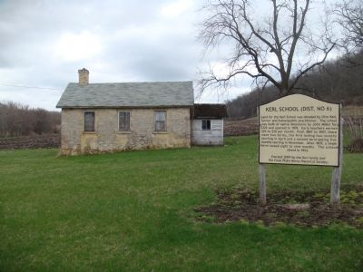 Kerl School Marker. Click for full size. Kerl School Marker image. Click for full size.