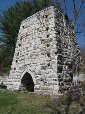 The Beckley Furnace Tuyere Arch image. Click for full size.
