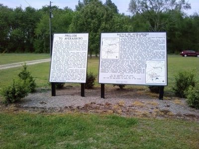 Battle of Averasboro Marker. Click for full size. Battle of Averasboro Marker image. Click for full size.
