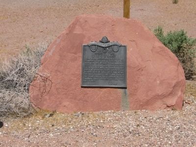 Lee's Ferry Marker. Click for full size. Lee's Ferry Marker image. Click for full size.
