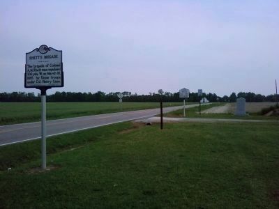 Rhett’s Brigade, Confederate First Line and Taliaferro’s Division Markers. Click for full size. Rhett’s Brigade, Confederate First Line and Taliaferro’s Division Markers image. Click for full size.