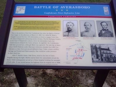 Battle of Averasboro Marker image. Click for full size.