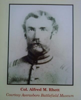 Col. Alfred M. Rhett - image on marker image. Click for full size.