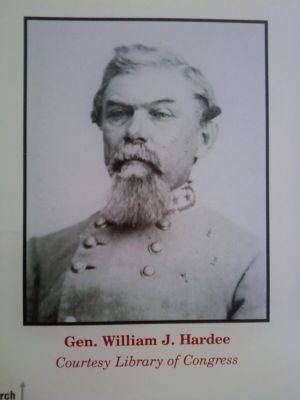 Gen. William J. Hardee - image on marker image. Click for full size.