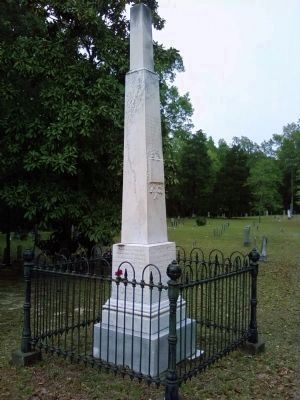 Rev. James Campbell monument image. Click for full size.
