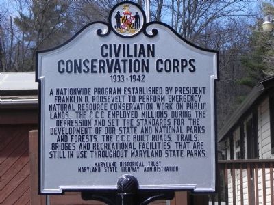 Civilian Conservation Corps Marker image. Click for full size.