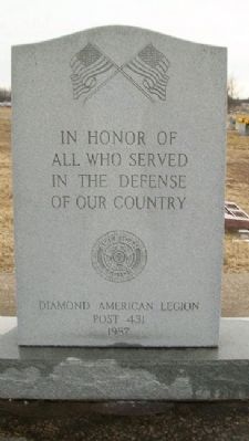 American Legion Post 431 Veterans Memorial. Click for full size. American Legion Post 431 Veterans Memorial image. Click for full size.