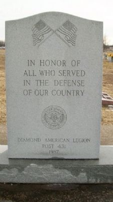 American Legion Post 431 Veterans Memorial image. Click for full size.