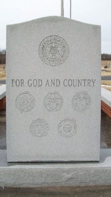 American Legion Post 431 Veterans Memorial (rear) image. Click for full size.