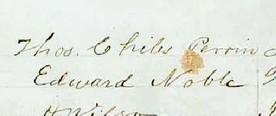 Thomas Chiles Perrin Signature image. Click for full size.