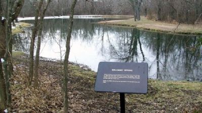 Williams' Spring (Pond) and Marker image. Click for full size.