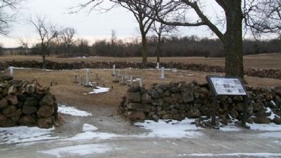 Moses Carver Family Cemetery and Marker image. Click for full size.