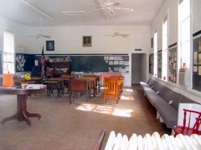 Interior of the Schoolhouse image. Click for full size.