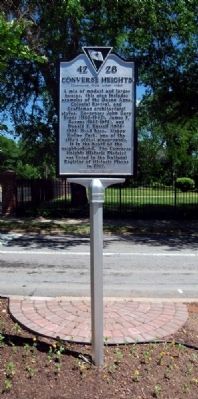 Converse Heights Marker -<br>Front. Click for full size. Converse Heights Marker -<br>Front image. Click for full size.