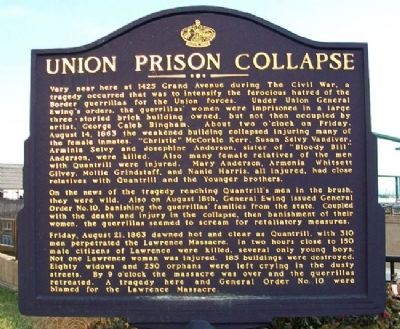 Union Prison Collapse Marker image. Click for full size.