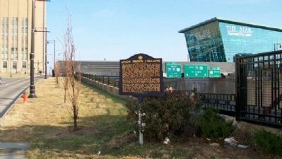 Union Prison Collapse Marker. Click for full size. Union Prison Collapse Marker image. Click for full size.