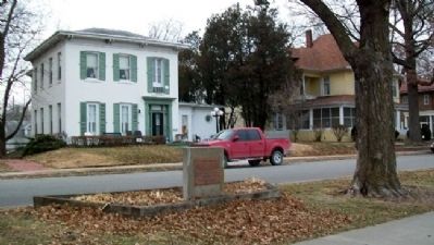 The First Public Park in Kansas Marker. Click for full size. The First Public Park in Kansas Marker image. Click for full size.