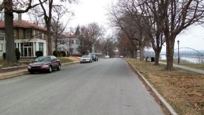 View North Along Esplanade Street. Click for full size. View North Along Esplanade Street image. Click for full size.
