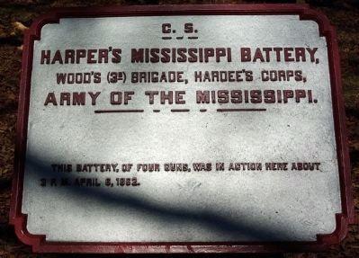 Harper's Mississippi Battery Marker image. Click for full size.
