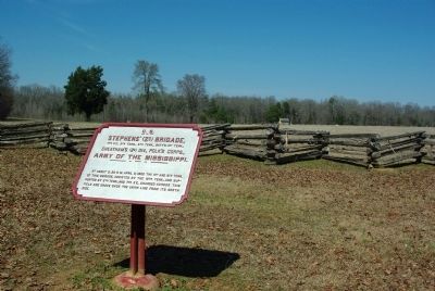 Stephens' Brigade Marker. Click for full size. Stephens' Brigade Marker image. Click for full size.