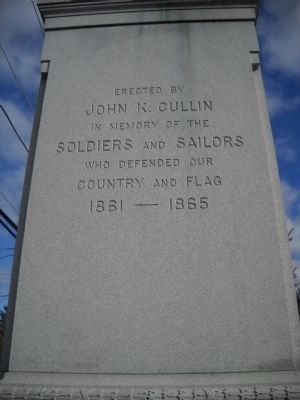 Hillsdale Soldiers and Sailors Monument Marker. Click for full size. Hillsdale Soldiers and Sailors Monument Marker image. Click for full size.
