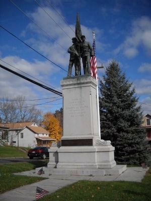 Hillsdale Soldiers and Sailors Monument Marker. Click for full size. Hillsdale Soldiers and Sailors Monument Marker image. Click for full size.