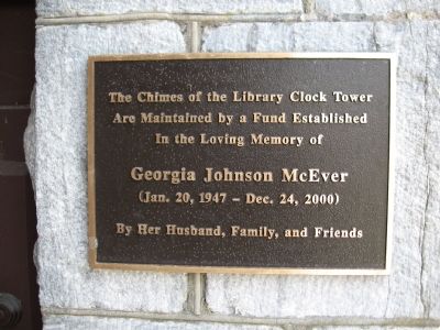 Plaque next to the Entrance image. Click for full size.