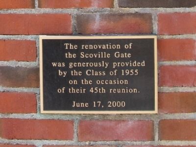 Small Plaque below the Marker. Click for full size. Small Plaque below the Marker image. Click for full size.