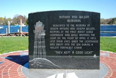 Antoine and Wilson Memorial Marker image. Click for full size.