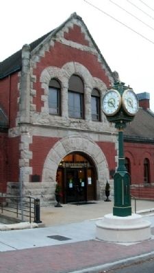 Leavenworth's Union Depot Entrance & Markers image. Click for full size.