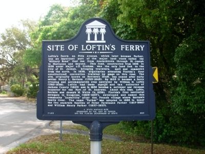 Site of Loftin's Ferry Marker image. Click for full size.