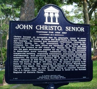 John Christo, Senior Marker image. Click for full size.