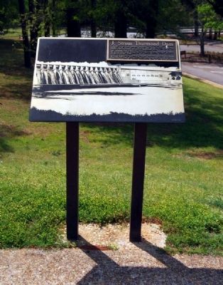 J. Strom Thurmond Dam Marker. Click for full size. J. Strom Thurmond Dam Marker image. Click for full size.