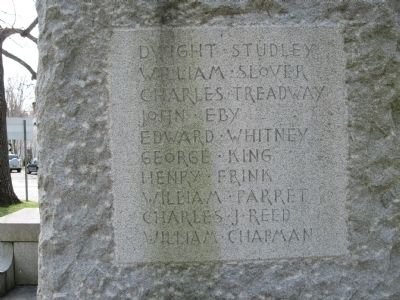 Sharon Soldiers' Monument. Click for full size. Sharon Soldiers' Monument image. Click for full size.
