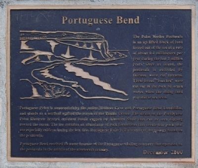 Portuguese Bend Marker image. Click for full size.