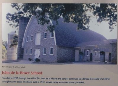 McCormick County Marker -<br>John de la Howe School image. Click for full size.