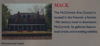 McCormick County Marker -<br>MACK image. Click for full size.