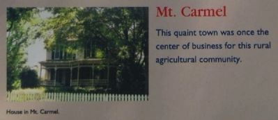 McCormick County Marker -<br>Mt. Carmel. Click for full size. McCormick County Marker -<br>Mt. Carmel image. Click for full size.