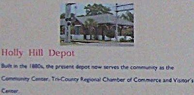 Holly Hill Depot. Click for full size. Holly Hill Depot image. Click for full size.