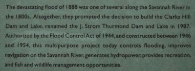 Purpose of the Dam Marker. Click for full size. Purpose of the Dam Marker image. Click for full size.