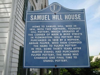 Samuel Hill House Marker. Click for full size. Samuel Hill House Marker image. Click for full size.